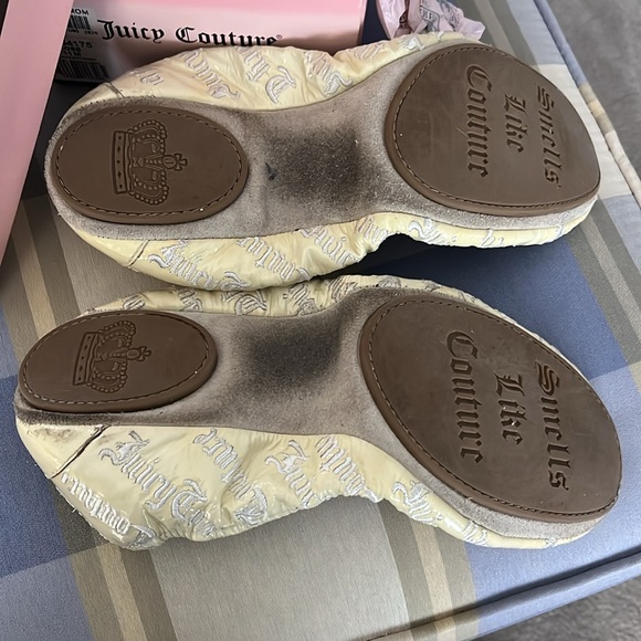 Vintage Juicy Couture Off white.Ballerina flats - Picture 3 of 7